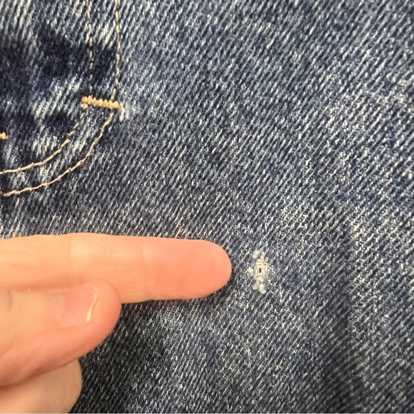 Vintage Dickies Dad Jeans in faded blue altered size 38x27 - Picture 3 of 12